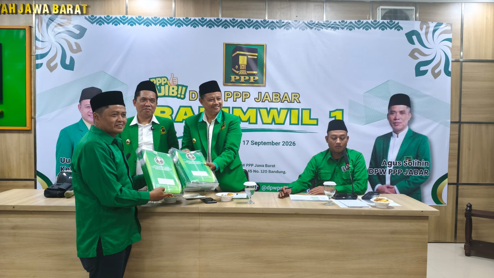 DPC PPP Sumedang Serahkan Berkas MUSANCAB kepada DPW PPP Jawa Barat untuk Proses SK PAC